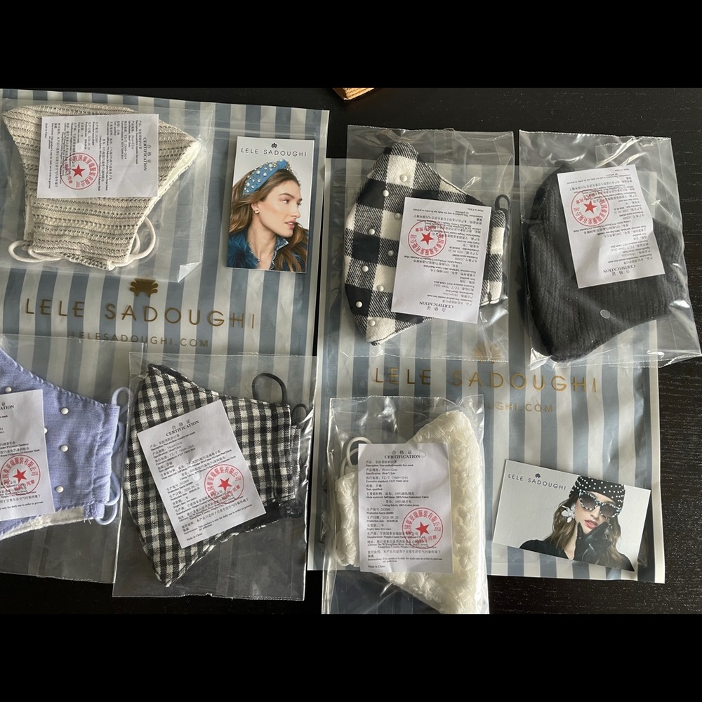 Lele Sadoughi Face Masks